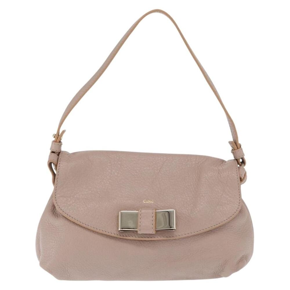 Chloe Leather Handbag Beige